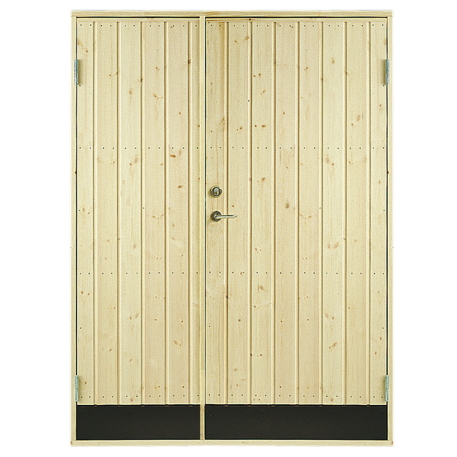 DUBBELDÖRR 10 GR 13X19 RAK-D SPÅRAD PANEL DUBBELDÖRR 10 GR | Beijerbygg Byggmaterial